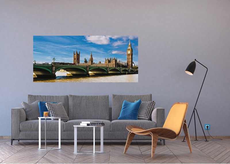 Londýn, AG Design, fototapeta ekologická vliesová do obývacího pokoje, ložnice, jídelny, kuchyně, lepidlo součástí balení, 202x90