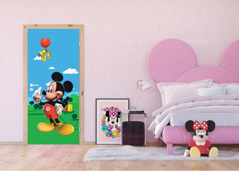 Mickey Mouse, Disney, AG Design, fototapeta do dětského pokoje, lepidlo součástí balení, 90x202