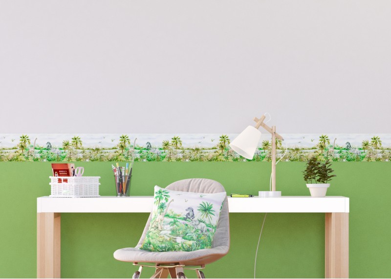 DINO, dekorativní polštář AG Design, pro dětské pokoje, 40 x 40 cm, CN221 - 002