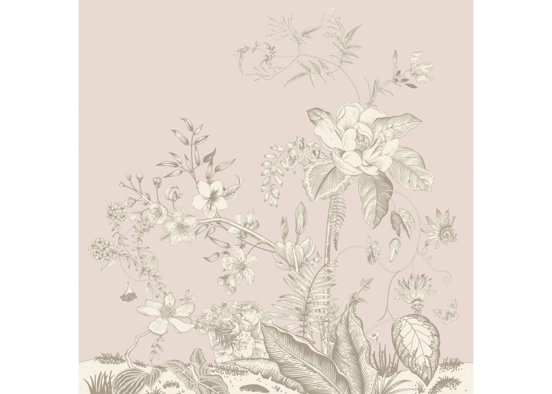 Dekorativní polštář  , Pastelové květy, AG Design, 45 x 45 cm, do obývacího pokoje, kuchyně, ložnice či chaty ,CN230