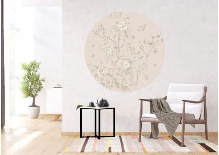 Pastelové květy, AG Design, fototapeta ekologická vliesová do obývacího pokoje, ložnice, jídelny, kuchyně, 70x70
