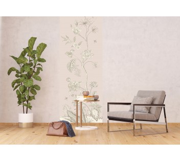 Pastelové květy, AG Design, fototapeta ekologická vliesová do obývacího pokoje, ložnice, jídelny, kuchyně, lepidlo součástí balení, 90x270