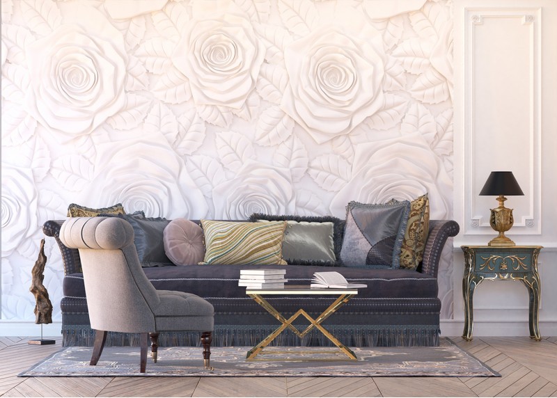 Wall of roses, AG Design, fototapeta do obývacího pokoje, ložnice, jídelny, kuchyně, lepidlo součástí balení, 360x254