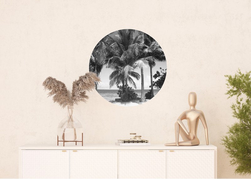 Kokosové palmy, AG Design, fototapeta ekologická vliesová do obývacího pokoje, ložnice, jídelny, kuchyně, 70x70