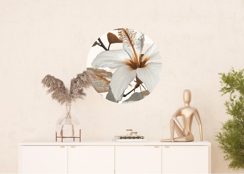 Lilie, AG Design, fototapeta ekologická vliesová do obývacího pokoje, ložnice, jídelny, kuchyně, 70x70