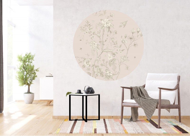 Pastelové květy, AG Design, fototapeta ekologická vliesová do obývacího pokoje, ložnice, jídelny, kuchyně, 140x140