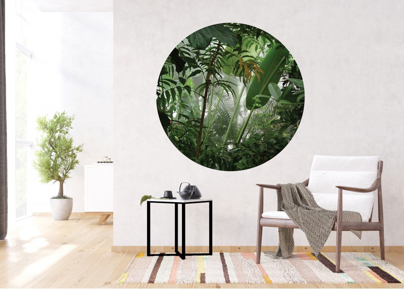Tropické rostliny, AG Design, fototapeta ekologická vliesová do obývacího pokoje, ložnice, jídelny, kuchyně, 140x140
