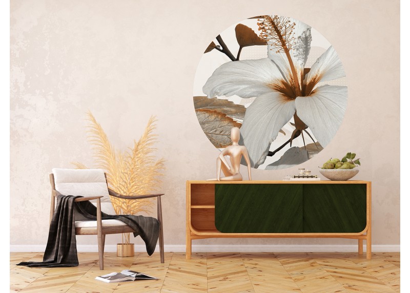 Lilie, AG Design, fototapeta ekologická vliesová do obývacího pokoje, ložnice, jídelny, kuchyně, 140x140