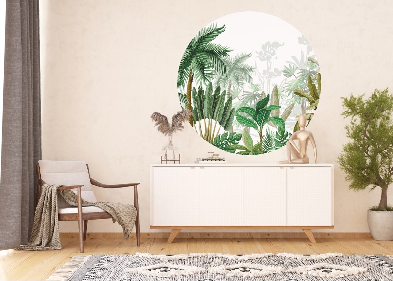 Džungle, AG Design, fototapeta ekologická vliesová do obývacího pokoje, ložnice, jídelny, kuchyně, 140x140
