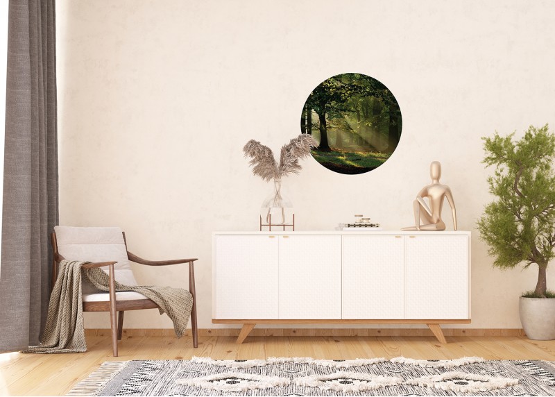 Magický les, AG Design, fototapeta ekologická vliesová do obývacího pokoje, ložnice, jídelny, kuchyně, 70x70