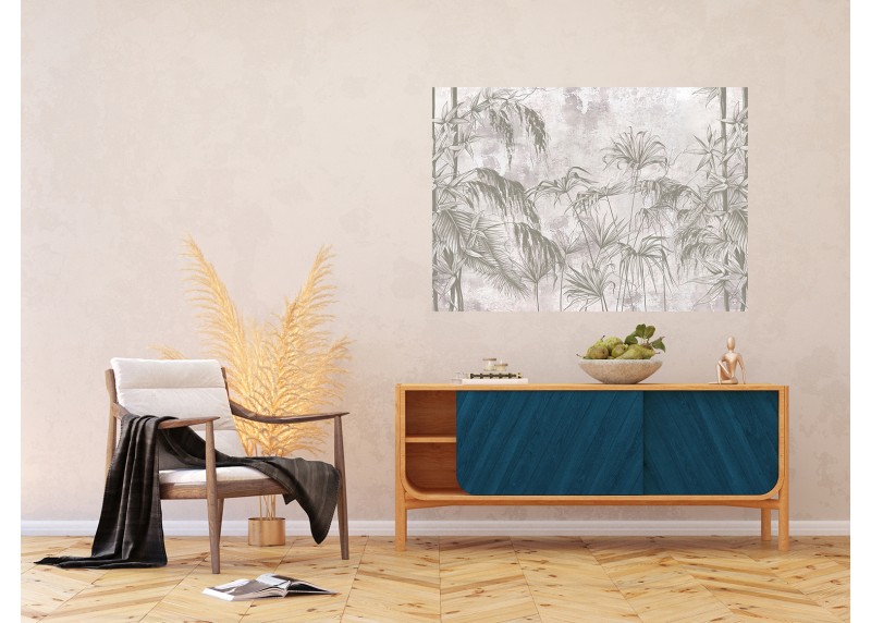 Tropický grunge  , AG Design, fototapeta ekologická vliesová do obývacího pokoje, ložnice, jídelny, kuchyně, lepidlo součástí balení, 155x110