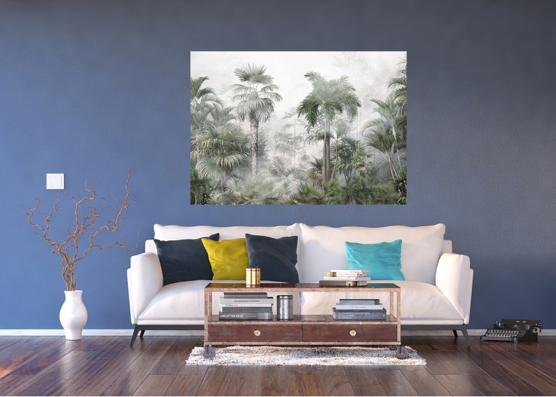 Tropický les  , AG Design, fototapeta ekologická vliesová do obývacího pokoje, ložnice, jídelny, kuchyně, lepidlo součástí balení, 155x110