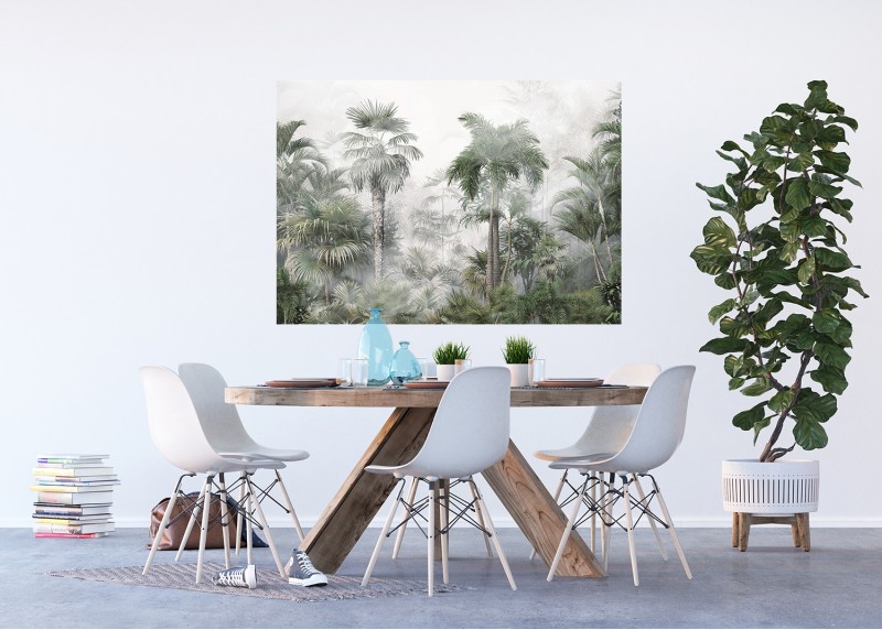 Tropický les  , AG Design, fototapeta ekologická vliesová do obývacího pokoje, ložnice, jídelny, kuchyně, lepidlo součástí balení, 155x110