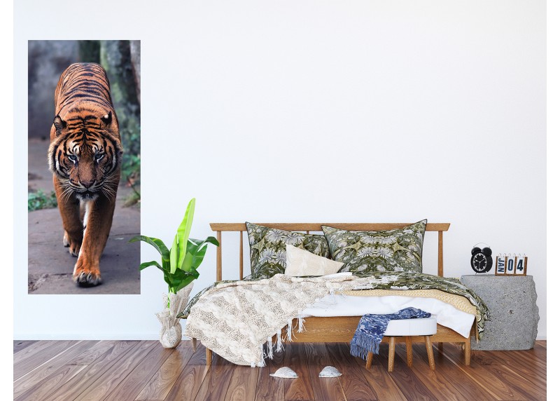 Tygr, AG Design, fototapeta ekologická vliesová do obývacího pokoje, ložnice, jídelny, kuchyně, lepidlo součástí balení, 90x202