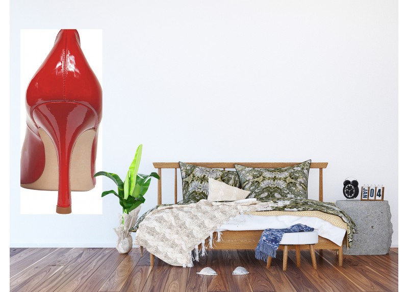 Červená lodička, AG Design, fototapeta ekologická vliesová do obývacího pokoje, ložnice, jídelny, kuchyně, lepidlo součástí balení, 90x202