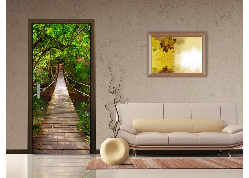 Visutý most, AG Design, fototapeta ekologická vliesová do obývacího pokoje, ložnice, jídelny, kuchyně, lepidlo součástí balení, 90x202