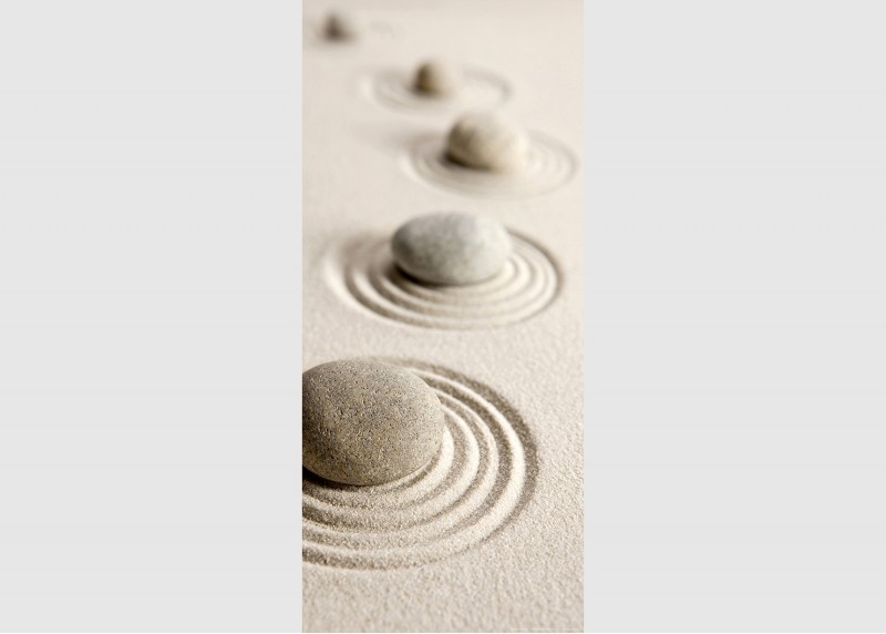 Kameny v písku, AG Design, fototapeta ekologická vliesová do obývacího pokoje, ložnice, jídelny, kuchyně, lepidlo součástí balení, 90x202