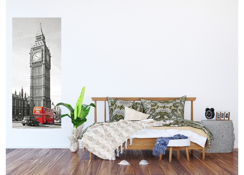 Big Ben, AG Design, fototapeta ekologická vliesová do obývacího pokoje, ložnice, jídelny, kuchyně, lepidlo součástí balení, 90x202
