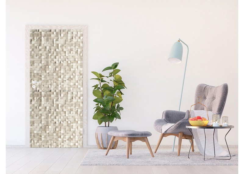 3D Abstrakce kostky, AG Design, fototapeta ekologická vliesová do obývacího pokoje, ložnice, jídelny, kuchyně, lepidlo součástí balení, 90x202