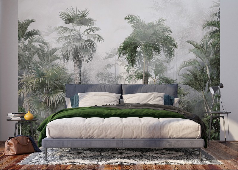 Zahalený tropický les, AG Design, fototapeta ekologická vliesová do obývacího pokoje, ložnice, jídelny, kuchyně, lepidlo součástí balení, 375x270