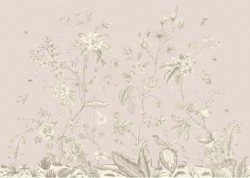 Pastelové květy, AG Design, fototapeta ekologická vliesová do obývacího pokoje, ložnice, jídelny, kuchyně, lepidlo součástí balení, 375x270