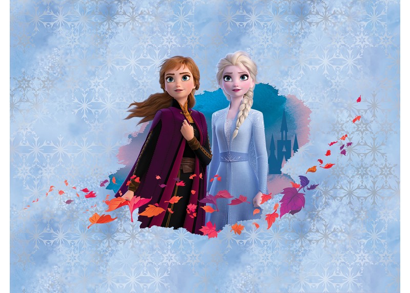 Elsa a Anna spolu, Ledové království, Disney, AG Design, fototapeta do dětského pokoje, lepidlo součástí balení, 360x270