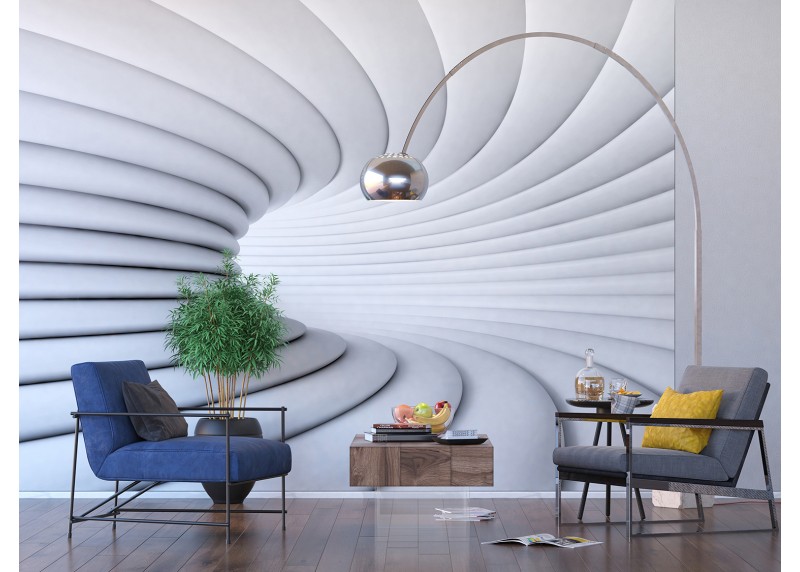 Abstrakce tunel, AG Design, fototapeta ekologická vliesová do obývacího pokoje, ložnice, jídelny, kuchyně, lepidlo součástí balení, 360x270
