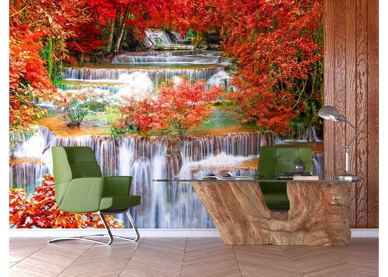 Krásy podzimu, AG Design, fototapeta ekologická vliesová do obývacího pokoje, ložnice, jídelny, kuchyně, lepidlo součástí balení, 375x270