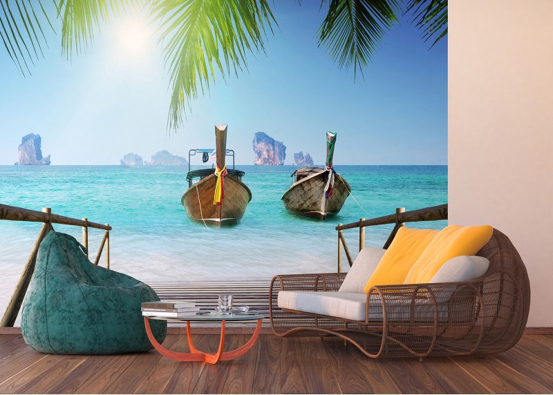 Vstup na pláž , AG Design, fototapeta do obývacího pokoje, ložnice, jídelny, kuchyně, lepidlo součástí balení, 360x254