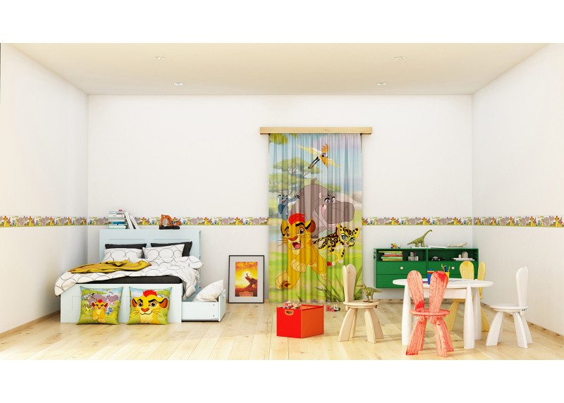 The Lion Guard, samolepící bordura do dětského pokoje, 5 m x 9.7 cm, WBD 8078