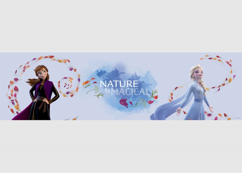 Frozen 2, Disney, samolepící bordura do dětského pokoje, 5 m x 13.8 cm, WBD 8110