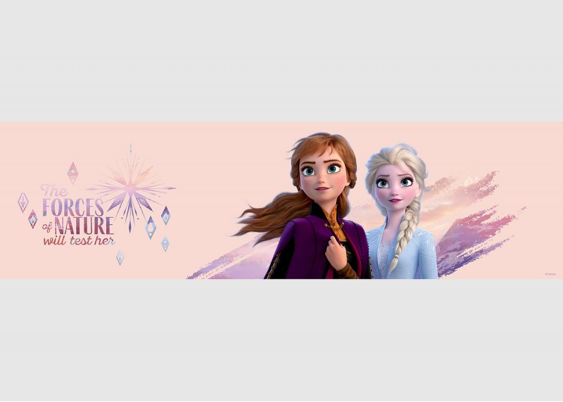 Frozen 2, Disney, samolepící bordura do dětského pokoje, 5 m x 13.8 cm, WBD 8111