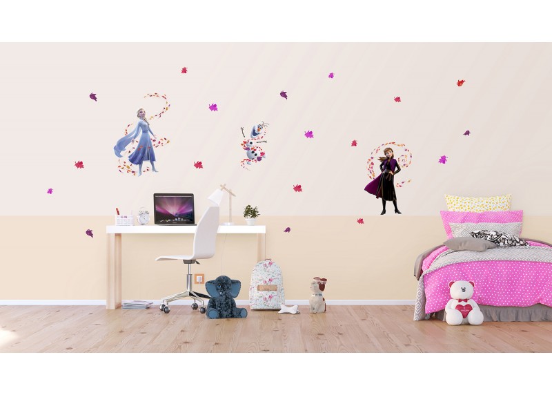 Samolepka na zeď dětská,  AG Design, DK 2317, Disney, Ledové království, Vichřice, 65x85 cm