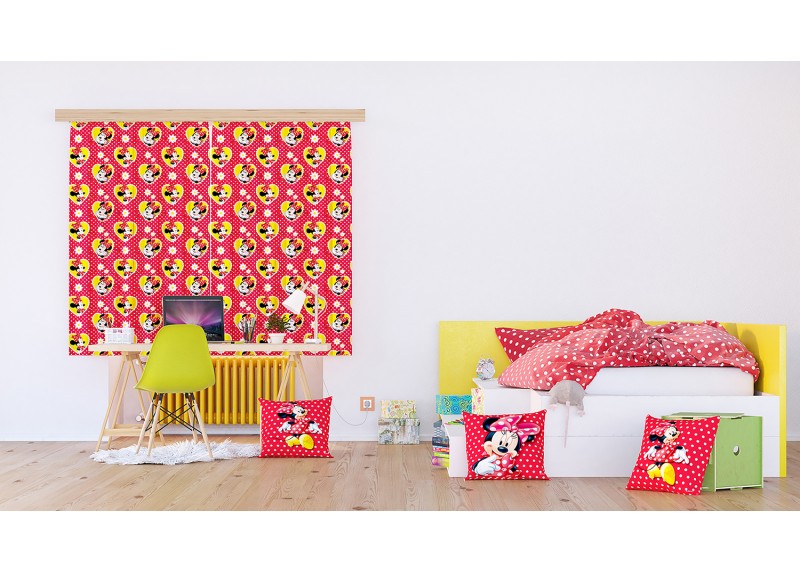 Minnie Mouse, dekorativní polštář AG Design, pro dětské pokoje, 40 x 40 cm, CND 3126