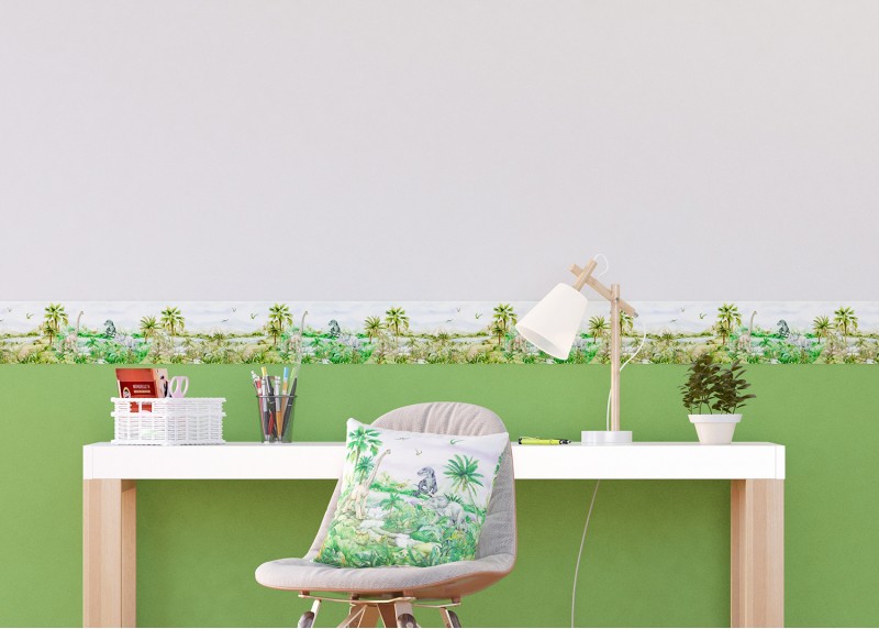 DINO, dekorativní polštář AG Design, pro dětské pokoje, 40 x 40 cm, CND 3145 -002