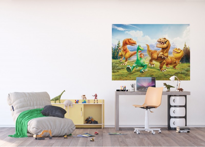 Dinosauři Disney, Disney, vliesová fototapeta pro dětský pokoj, 155 x 110 cm, FTDN M 5241