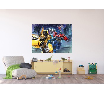 Transformers vzhůru do boje, AG Design, fototapeta do dětského pokoje, lepidlo součástí balení, 155 x 110