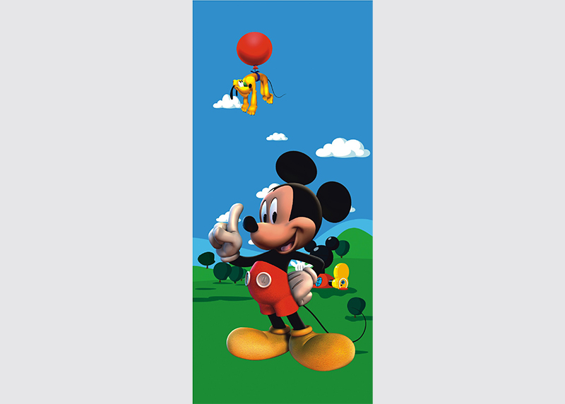 Mickey Mouse, Disney, AG Design, fototapeta do dětského pokoje, lepidlo součástí balení, 90x202