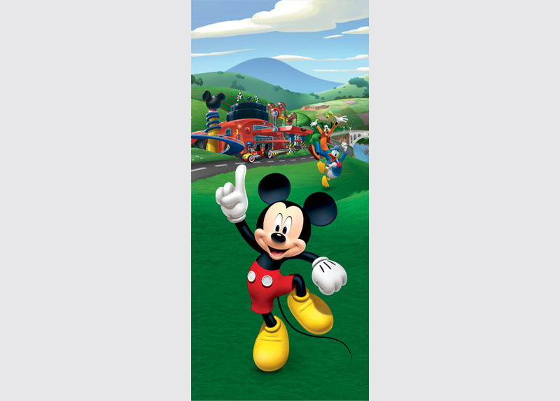 Mickey Mouse má nápad, Disney, AG Design, fototapeta do dětského pokoje, lepidlo součástí balení, 90x202
