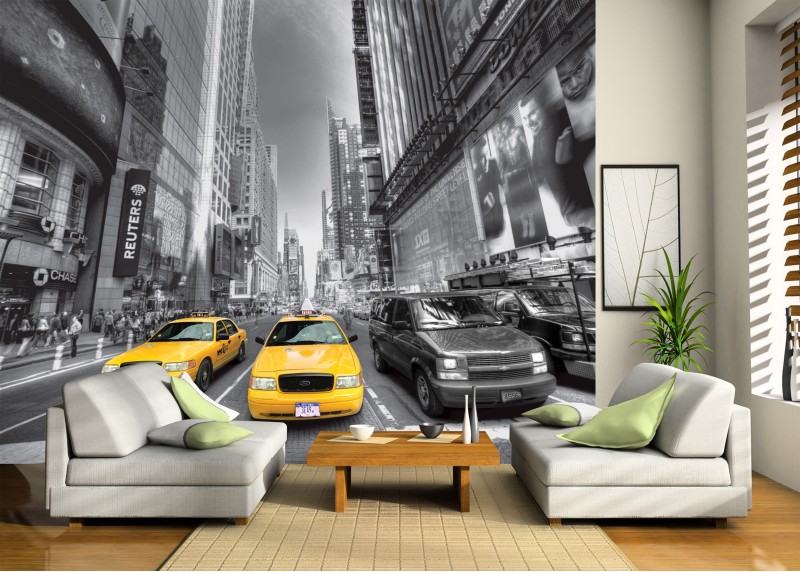 V ulicích New Yorku, AG Design, fototapeta ekologická vliesová do obývacího pokoje, ložnice, jídelny, kuchyně, lepidlo součástí balení, 360x270