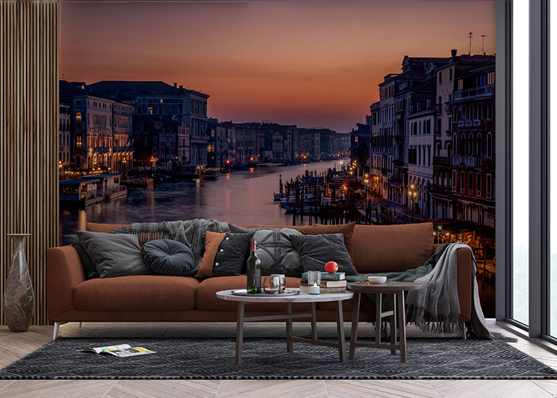 Benátky, AG Design, fototapeta ekologická vliesová do obývacího pokoje, ložnice, jídelny, kuchyně, lepidlo součástí balení, 360x270