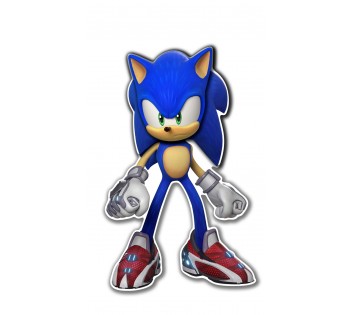 Samolepka Sonic, 8.5 x 15 cm, VS 2177