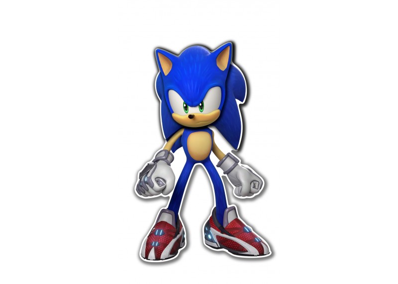 Samolepka Sonic, 8.5 x 15 cm, VS 2177