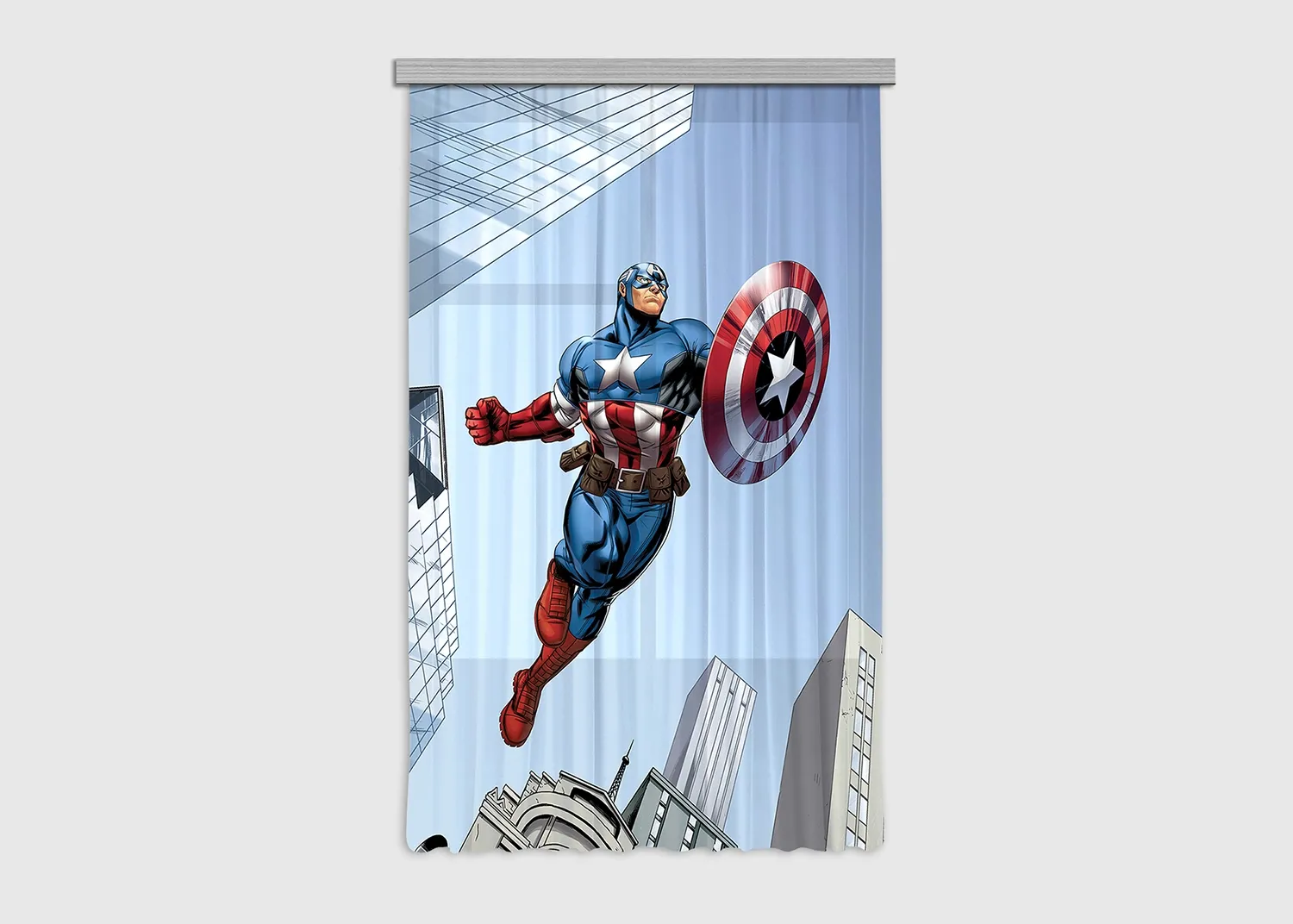 Dětsky dekorativní závěs Avengers | 140 x 245 cm | FCSL 7127