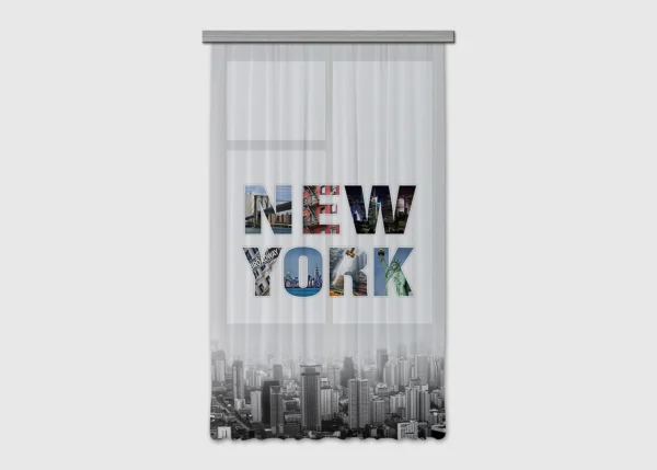 Dekorativní závěs New York | 140 x 245 cm | FCSL 7598