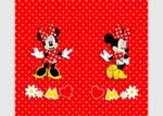 Myška Minnie fashionista, Disney, záclony , 180 x 160 cm, 2 díly, pro dětské pokoje, FCSXL 4377 - Image 2