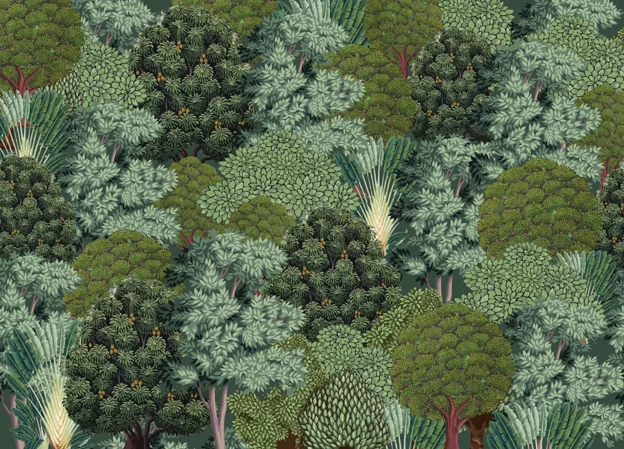 Vliesová fototapeta na zed' Koruny Stromů | 375 x 270 cm | FT5P 352169 - Obrázek 2