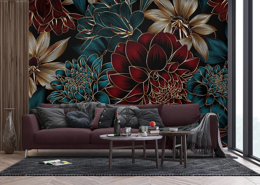 Vliesová fototapeta na zed' Elegantní Dahlia | 375 x 270 cm | FT5P 352015 - Obrázek 4