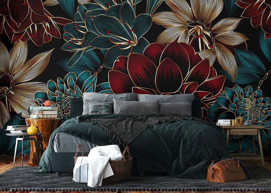 Vliesová fototapeta na zed' Elegantní Dahlia | 375 x 270 cm | FT5P 352015