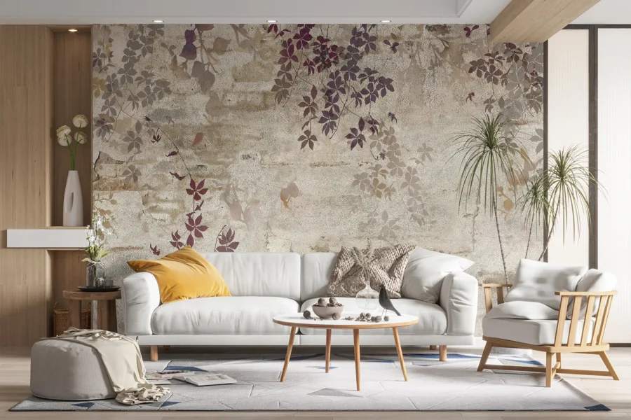Vliesová fototapeta na zed' Grunge Botanické Pozadí | 375 x 270 cm | FT5P 352147 - Obrázek 3